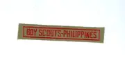Boy Scouts-Philippines pocket strip dl