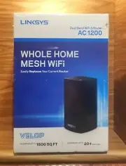 Linksys Velop Dual Band AC1200 Mesh WiFi System Expandable! Router Replacement