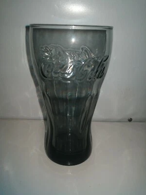 Coca Cola Mcdonalds Glass Black vintage