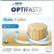 Nestle Optifast VLCD Coffee Flavour Shake Sachets 53 G X 12 Pack