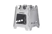 Outdoor Mini Fire Pits Foldable Stainless Steel Bonfire Stove Hinge Wood Burning Stove for Camping Hiking