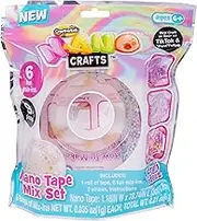 Nano Crafts Nano Glitter Tape - Wide Sparkly Nano Bubble Tape - As Seen on Social Media - 3m x 5cm Thick Nano Tape - Clear