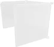 HOODANCOS Desk Shield Divider Sneeze Guard Panel for Classroom Office Use Material Easy Installation Privacy Barrier for Dining Exam Desks