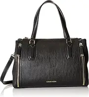 Calvin Klein Damen Elaine Bubble Lamb Novelty Satchel Umhängetasche