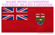MANITOBA FLAG PATCH CANADA EMBROIDERED new CANADIAN w/ VELCRO® Brand Fastener