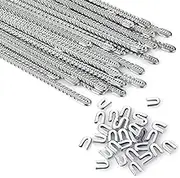 30 Pieces 1/4 x 9.4 Inch Spiral Steel Boning Precut with 30 Steel Boning Tips Corset Boning for Sewing Corsets Costume Making Structure and Form for Corsets Costume Set