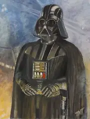 Star Wars Darth Vader Empire Strikes Back Freezing Chamber Fan Art Illustration