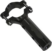 ZHAOYUFEN Motorcycle Handle Bar Spotlight Bracket Aluminum Alloy Extension Bracket Rearview Mirror Seat Retrofit Accessories(Black)