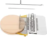 DOITOOL 1Set Mini Wooden Weaving Loom for Educational Weaving Tool Hand Knitting Craft for for Beginners for Projects