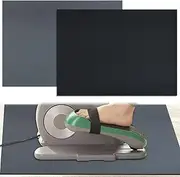 2 Pcs Ellipse Leg Exerciser Machine Non-Slip Mat, Suitable for Under Desk Elliptical Exerciser, Elliptical Training Machine Accessorie for Senior Fitness Home Sports, Stability & Floor Protection