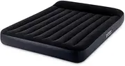Intex 64143 Dura-Beam Standard Pillow Rest Classic Airbed: Fiber-Tech – Queen Size – 10in Bed Height – 270kg Weight Capacity – Pump Sold Separately