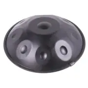 440HZ 18Inch Black9 Notes Hand Pan Drums D Minor Steel Drum with Soft Bag
