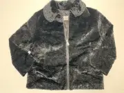 Varci Italy Womens Black Lined Jacket Blazer US 4 Full Zip