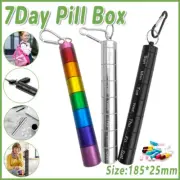 Weekly Pill Organizer 7 Day Medicine Storage Box Tablet Case Dispenser Portable