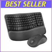 Wireless Ergonomic Keyboard & Signature M550 Mouse Combo for Natural Comfort