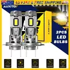 AUXITO H7 LED Headlight Globes Bulbs Kit High/Low Beam 18000LM 6500K White H7C