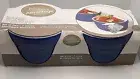 Bakers Advantage Set of 2 Stoneware Ramekins 7 Oz. Blue
