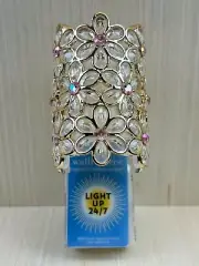 Bath & Body Works Rose Gold Flowers gems Wallflowers Plug in Fragrance Diffuser