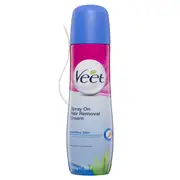 Veet Spray On Cream for Hair Removal Sensitive 150g