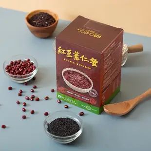 【聯華食品 KGCHECK】高纖穀物沖泡組-紅豆+抹茶 (2盒組)