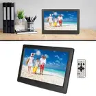 Digital Photo Frame 10 Inch HD LED Screen Slideshow Clock Music Function Ele DOB