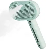 Cat Brush for Shedding - Steamy Cat Brush with 35ml Water Tank, Release Button - Dog Shedding Comb, Pet Supplies with Long Ergonomic Handle