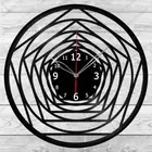 Vinyl Clock Abstract Vinyl Record Wall Clock Home Art Decor Handmade 6985