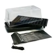 Propagation Tray + Heat Mat - 7" High With 72 Cells - Seedling + Cloning Kit / Set