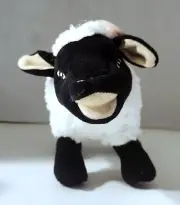 Sheep Squeaker Dog Toy with Tennis Ball Inside 2 Toys in One