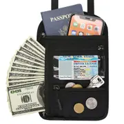 RFID Blocking Passport Holder Multifunctional Passport Holder -Black