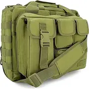 Jaegvida Tactical Briefcase Laptop Military Messenger Bag Computer and Tablet Shoulder Carrying Case for 14'' Laptop