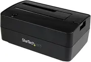 StarTech.com USB 3.1 Hard Drive Dock – USB C/USB A/eSata – 2.5/3.5" SATA SSD/HDD Drives – Hard Drive Docking Station