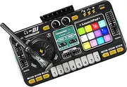 Toy Piano with Microphone - Portable Table Keyboard USB Charging with Lights | DJ Learning Keyboard Mixer, Digital Audio, Children's Musical Instrument Toy for Kids, Adults