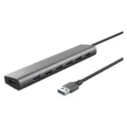 Hub Trust 24967 Halyx USB 3.2 Gen 1 Grey