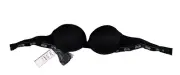 IZOD Women's Push Up Underwire Bra w/ Removable Straps-Black-Size 36B-New w/tags