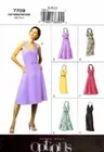 Vogue Sewing Pattern 7709 Halter Dress and Belt Size 8-12