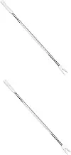 HOLIDYOYO 2pcs Ergonomic Lobster Crab Fork Seafood Fork Nut Set Sturdy Stainless Steel Tools for Seafood Cracking