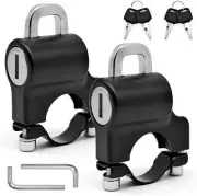 QIOON 2Pcs Motorcycle Helmet Lock - Anti-Theft Multi-Function Lock for Handle...