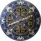 Elegant Marble Dining Table Top Side Table Semi precious Stone Inlay Patio Decor