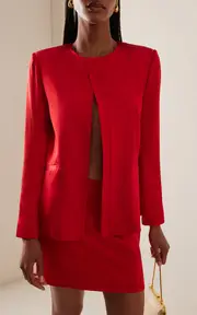 [Alejandra Alonso Rojas] Satin Shacket