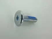 5pc x M6 20mm Screw bolt Allen hex socket flat head threadlocker, zinc plated