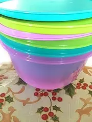 [Tupperware] Modular Bowl Set of 3 - Watermelon Seals