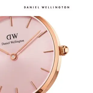 【Daniel Wellington】Petite Melrose 28mm柔光粉玫瑰金米蘭金屬錶 DW手錶