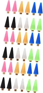 Veemoon 3sets Wax Replacement Tips for Rhinestones Nail Dotting Pen Picker Pen Tip 12pcs*3