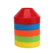 50 Pieces/Set Soccer Cones Flexible Practice Agility Soccer Training for Garden