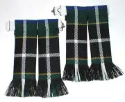 KILT FLASHES TARTAN CORNISH HUNTING WORSTED WOOL HOSE SOCK MADE IN SCOTLAND MENS