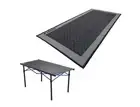 Caravan Floor Mat 5m x 2.4m+ Aluminium Roll Up Camping Table Large 50kg rating