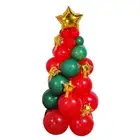 Christmas Balloon Garland Star Balloons Xmas Tree Balloon Arch Kit Ed Ribbons