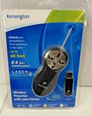 Kensington Wireless Presenter With Laser Pointer New