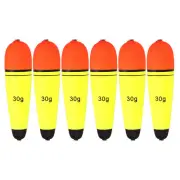 1oz Fishing Slip Bobbers, 6 Pack EVA Fishing Float, Yellow